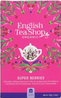 ENGLISH TEA SHOP 20 Super Berries Sachets 40g
