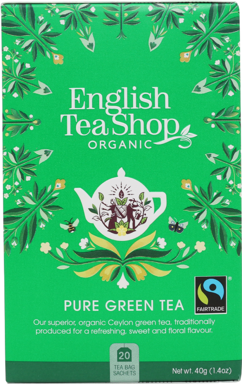 ENGLISH TEA SHOP 20 Pure Green Tea Sachets 40g
