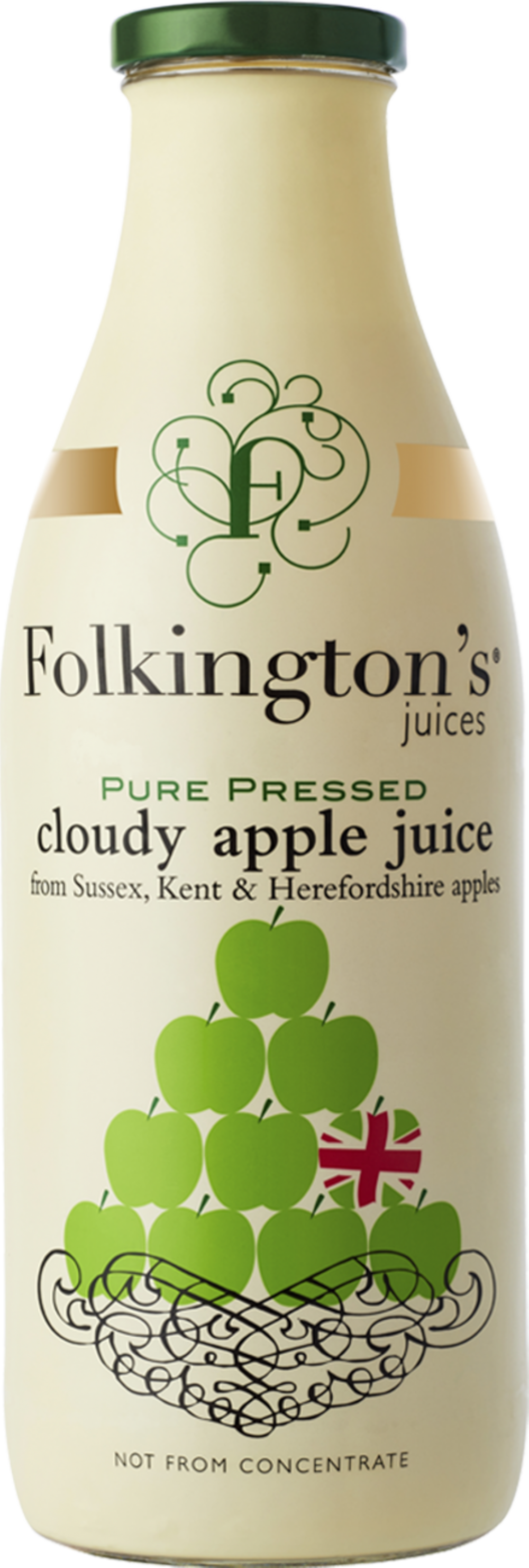 FOLKINGTON'S Cloudy Apple Juice 1000ml