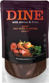 ATKINS & POTTS Beef, Red Wine & Thyme Gravy 350g
