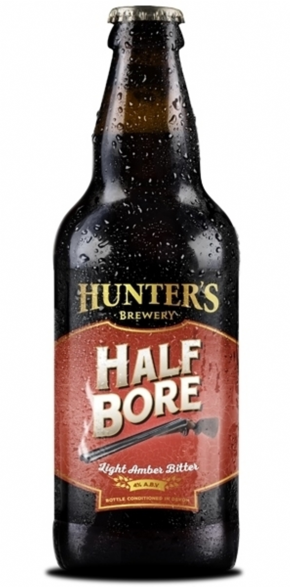 HUNTER'S Half Bore Light Amber Honey Beer 500ml 4.0% ABV (5060263740018)