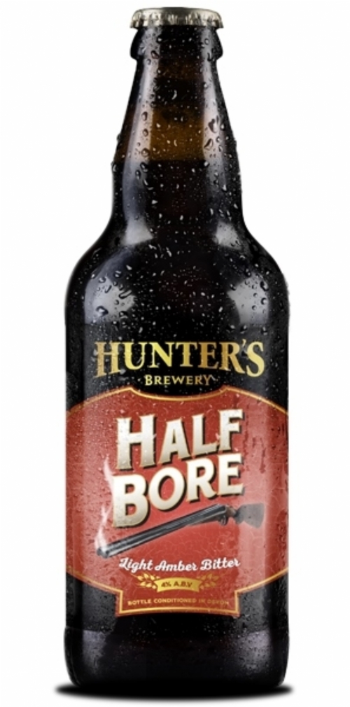 HUNTER'S Half Bore Light Amber Honey Beer 500ml 4.0% ABV