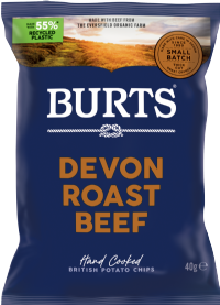 BURTS SNACKS Potato Chips - Devon Roast Beef 40g