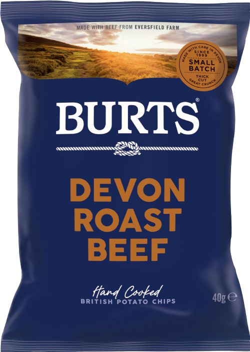 BURTS Potato Chips - Devon Roast Beef 40g