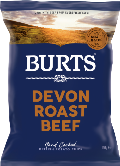 BURTS Potato Chips - Devon Roast Beef 150g