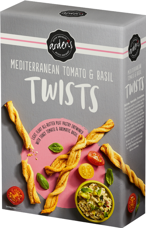 ARDEN'S Twists - Tomato & Basil 100g