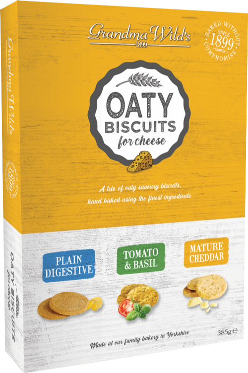 GRANDMA WILD'S Oaty Biscuits for Cheese Selection 385g