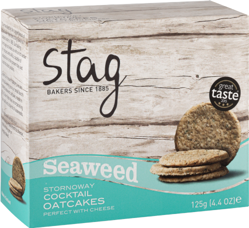 STAG Stornoway Cocktail Oatcakes - Seaweed 125g