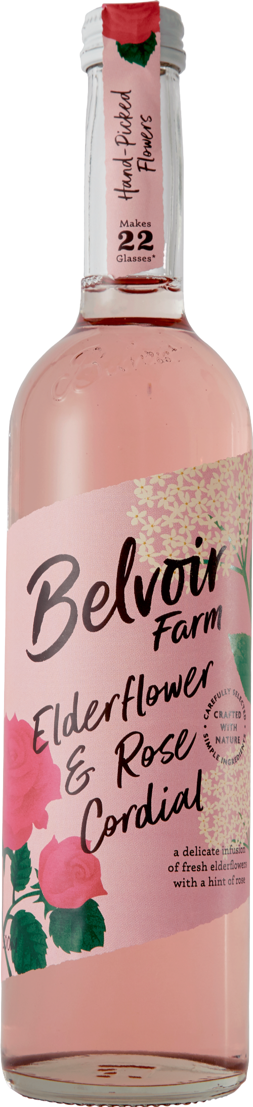 BELVOIR Elderflower & Rose Cordial 50cl