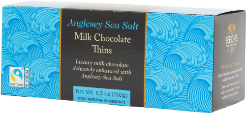 BEECH'S Anglesey Sea Salt Milk Chocolate Thins 150g