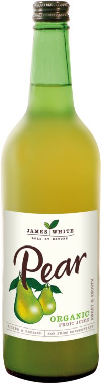 JAMES WHITE Organic Pear Juice 75cl