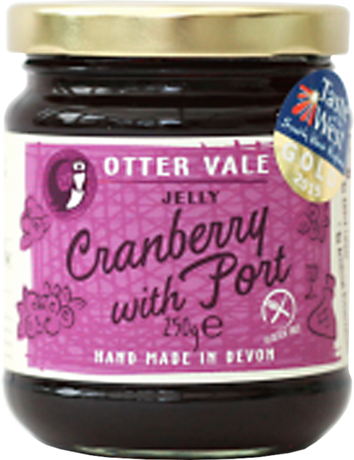 OTTER VALE Cranberry Jelly with Port 250g