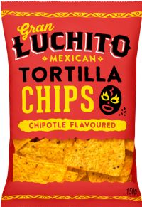 GRAN LUCHITO Tortilla Chips - Chipotle Flavoured 150g