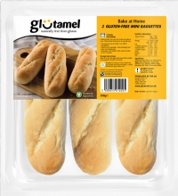 GLUTAMEL 3 Mini Baguettes 300g