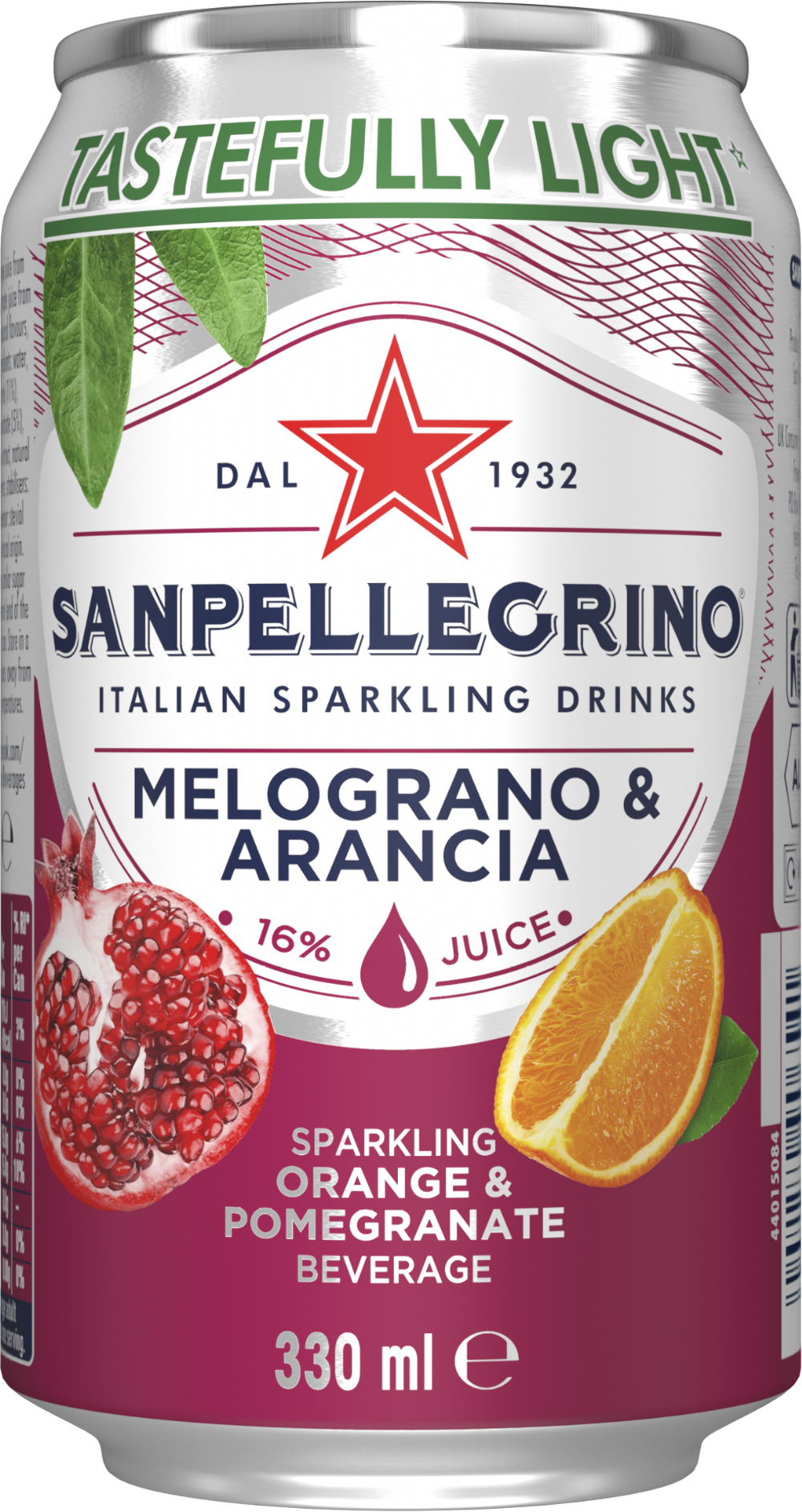 SAN PELLEGRINO Melograno e Arancia (Pomegran & Orange) 330ml (8002270906541)
