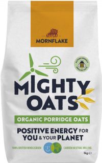 MORNFLAKE Organic Porridge Oats 1kg
