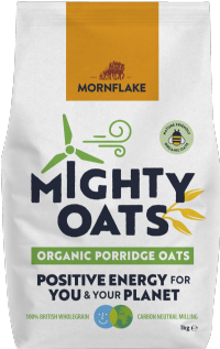 MORNFLAKE Organic Porridge Oats 1kg