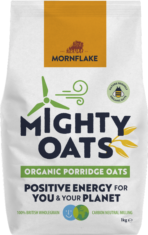MORNFLAKE Organic Porridge Oats 1kg