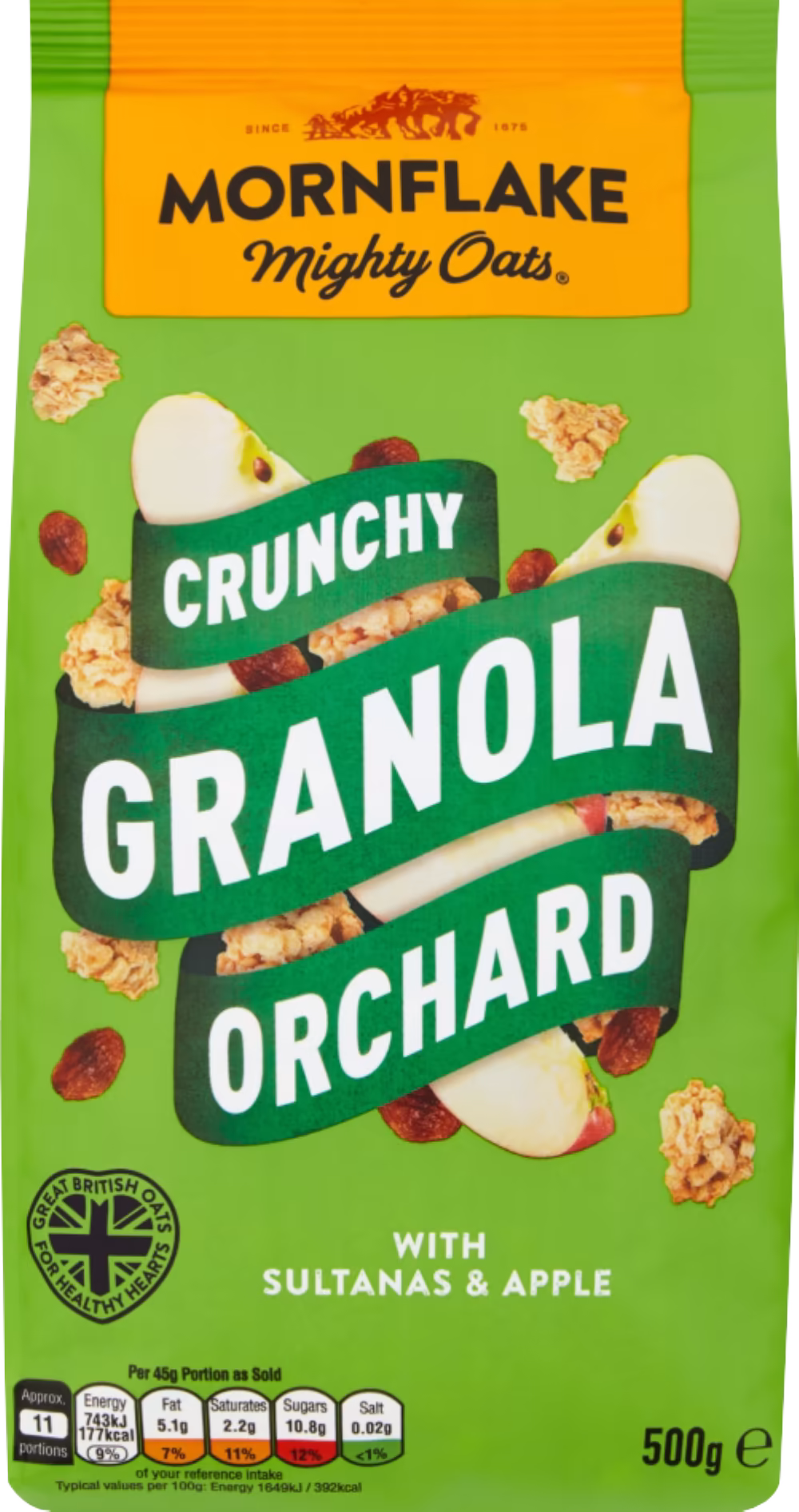 MORNFLAKE Crunchy Granola - Orchard 500g