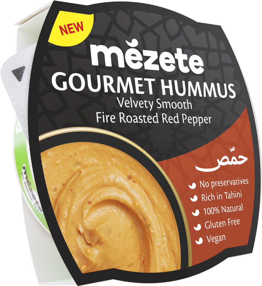 Holleys Fine Foods MEZETE Hummus Roasted Pepper 215g
