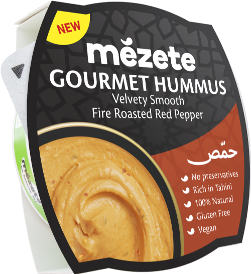 MEZETE Hummus - Roasted Pepper 215g