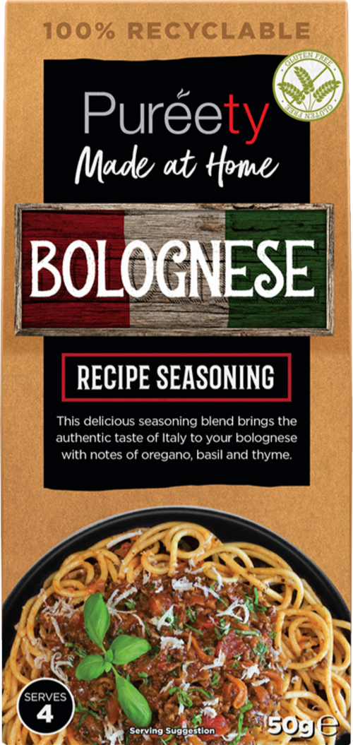 PUREETY Bolognese Recipe Seasoning 50g