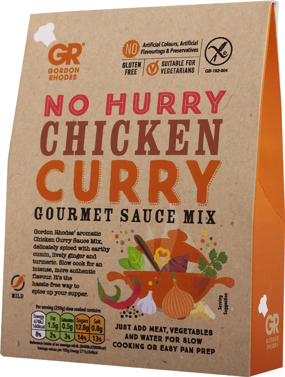 GORDON RHODES No Hurry Chicken Curry Gourmet Sauce Mix 75g