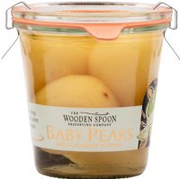 THE WOODEN SPOON PRESERVING COMPANY Baby Pears with Calvados - Weck Jar 300g