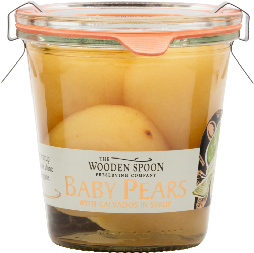 WOODEN SPOON Baby Pears with Calvados - Weck Jar 300g