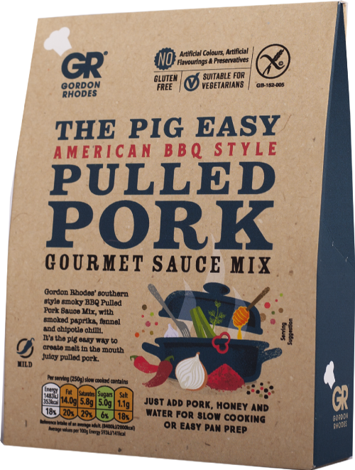 GORDON RHODES The Pig Easy Pulled Pork Gourmet Sauce Mix 75g