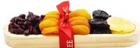 WALNUT TREE Flat Pine Boat with Fruit 200g