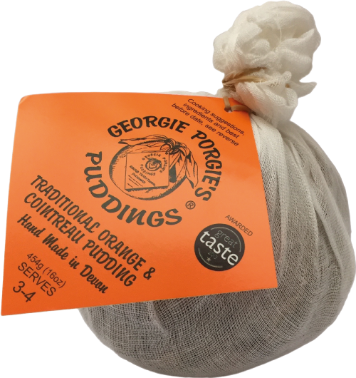 GEORGIE PORGIE'S Traditional Orange & Cointreau Pudding 454g