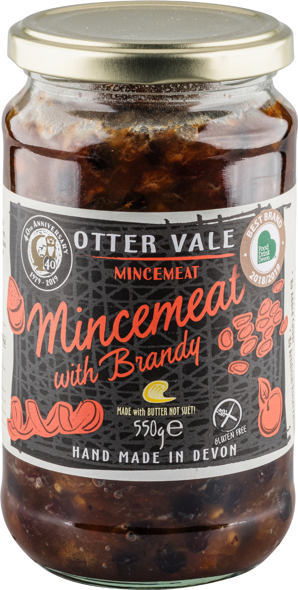 OTTER VALE Mincemeat with Brandy 550g