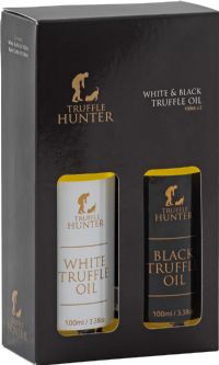 TRUFFLE HUNTER White & Black Truffle Oil Gift Set 2x100ml