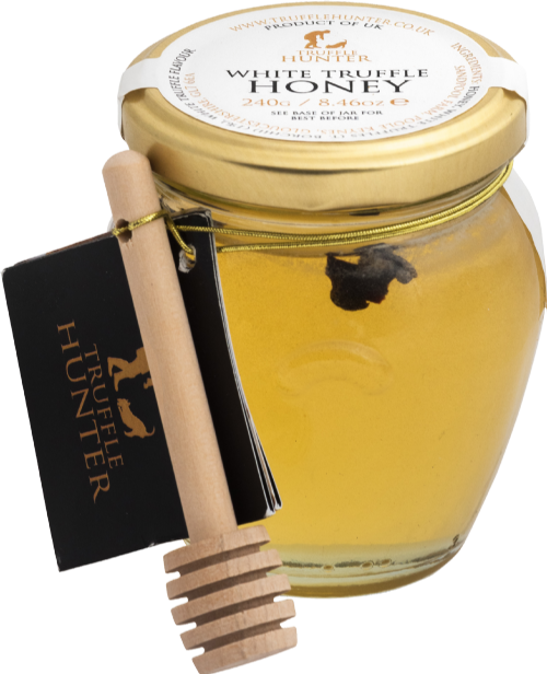 TRUFFLE HUNTER White Truffle Honey with Dipper 240g
