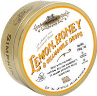 SIMPKINS Lemon, Honey & Chamomile Drops Tin 200g