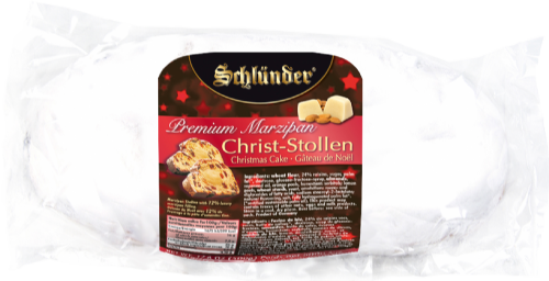 SCHLUNDER Premium Marzipan Christ-Stollen 500g