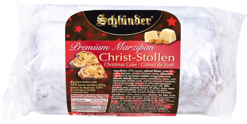 SCHLUNDER Premium Marzipan Christ-Stollen 200g