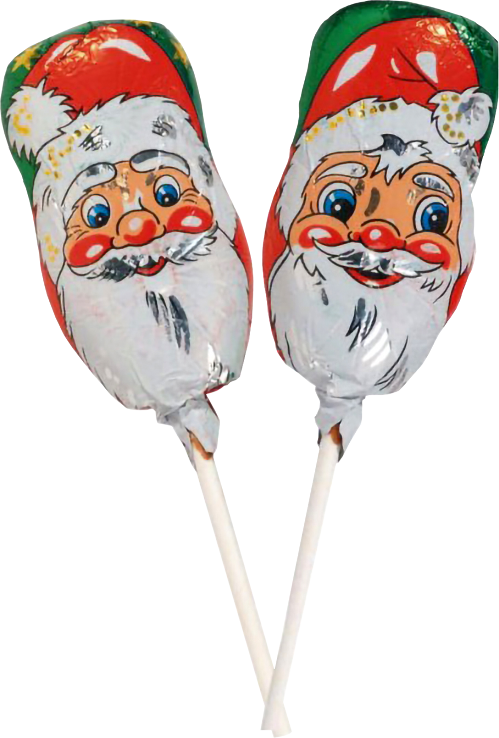 Holleys Fine Foods STORZ Foiled Milk Chocolate Santa Lolly 15g
