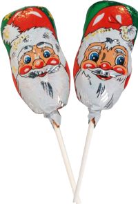 STORZ Foiled Milk Chocolate Santa Lolly 15g