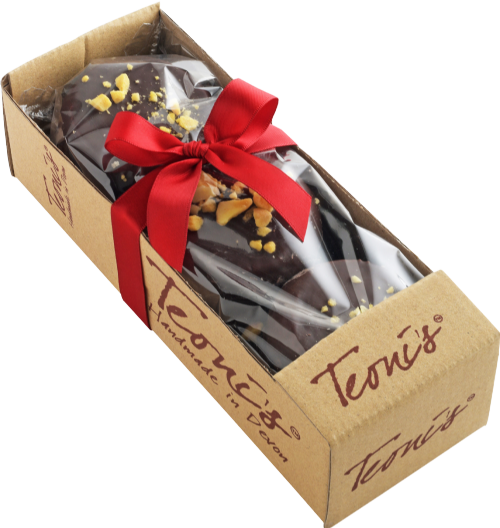 TEONI'S Dark Chocolate & Honeycomb Shortbread 200g