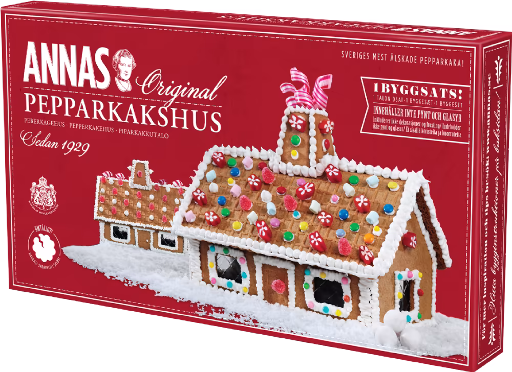 ANNAS Pepparkakshus - Gingerbread House Kit 320g