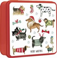 GRANDMA WILD'S Assorted Biscuits in Embossed Merry Woofmas Tin 160g