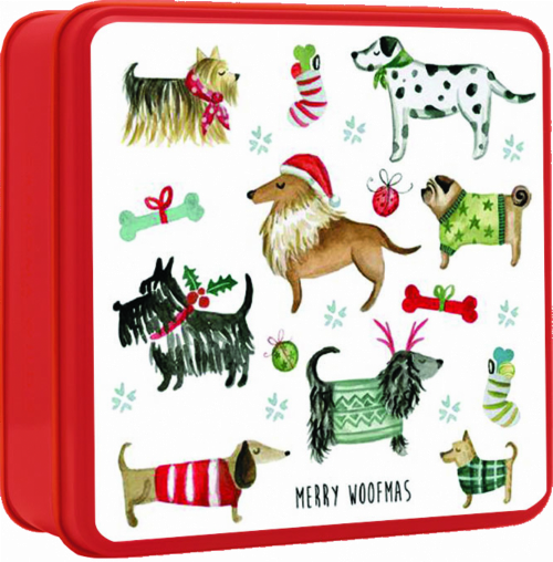 GRANDMA WILD'S Assorted Biscuits in Merry Woofmas Tin 160g