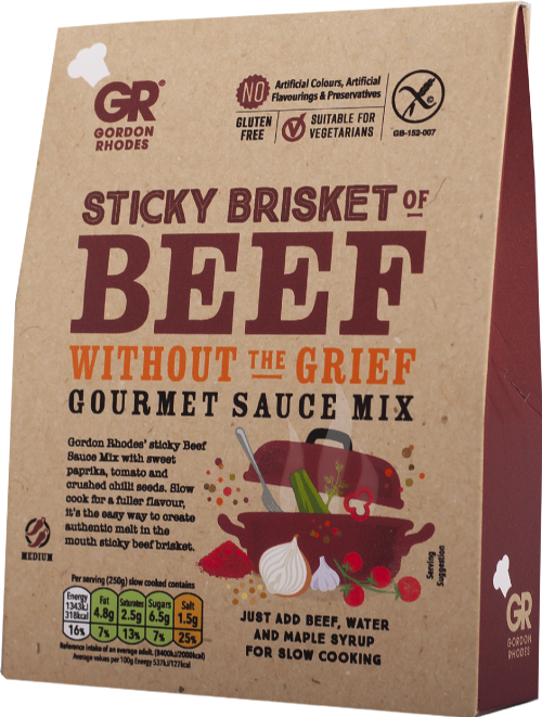 GORDON RHODES Brisket of Beef w/o Grief Gourmet Sauce Mix75g