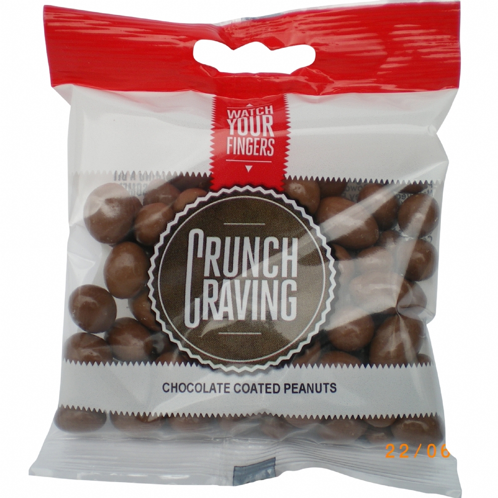 CRUNCH CRAVING Choc Peanuts 90g (5060190224858)