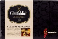 WALKER'S 6 Luxury Mince Pies with Glenfiddich 372g