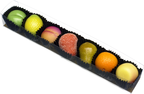 SHEPCOTE Marzipan Fruits with Natural Colours 75g