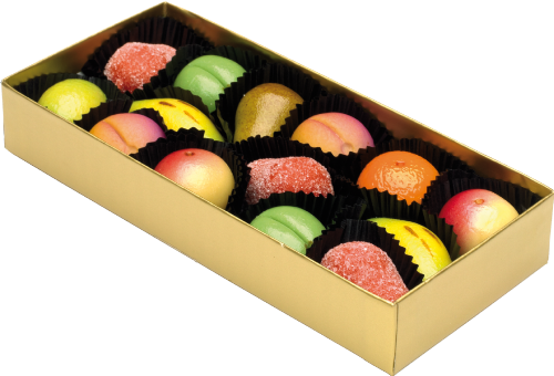 SHEPCOTE Marzipan Fruits with Natural Colours 150g