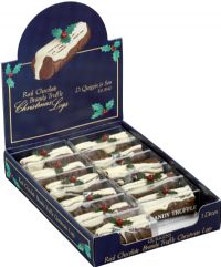 QUIGGIN'S Brandy Truffle Yule Log 50g